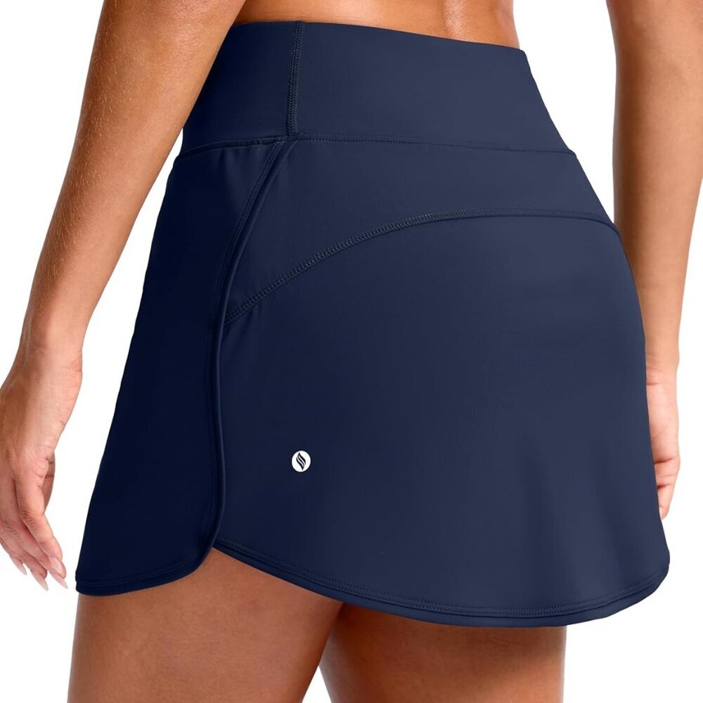 Skorts for Women with Pockets High Waisted Golf Skirts with Shorts A Line Athlet